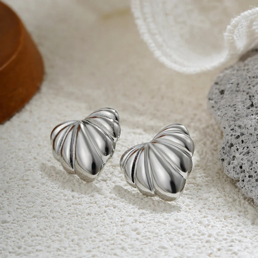 Three-Layer Textured Knot Earrings for Women-28