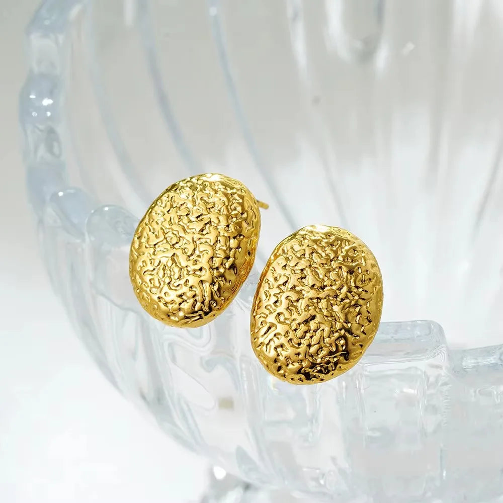 Three-Layer Textured Knot Earrings for Women-11