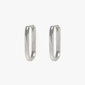 Huggie Square Hoop Earrings