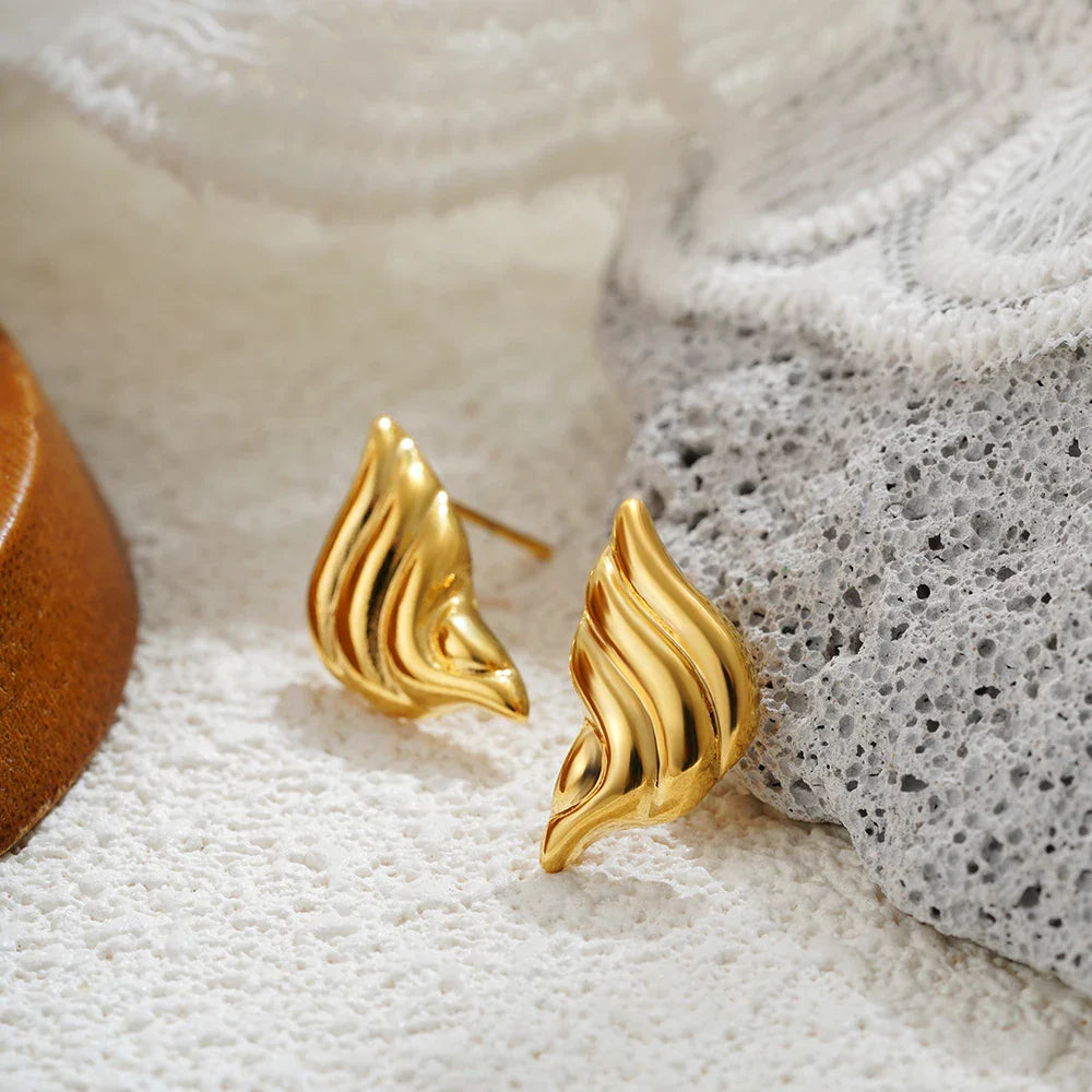 Three-Layer Textured Knot Earrings for Women-31