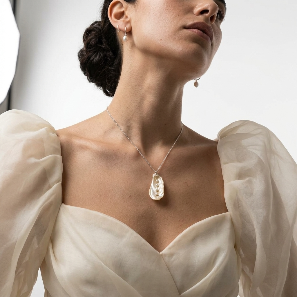 Madeline Oyster Shell Necklace