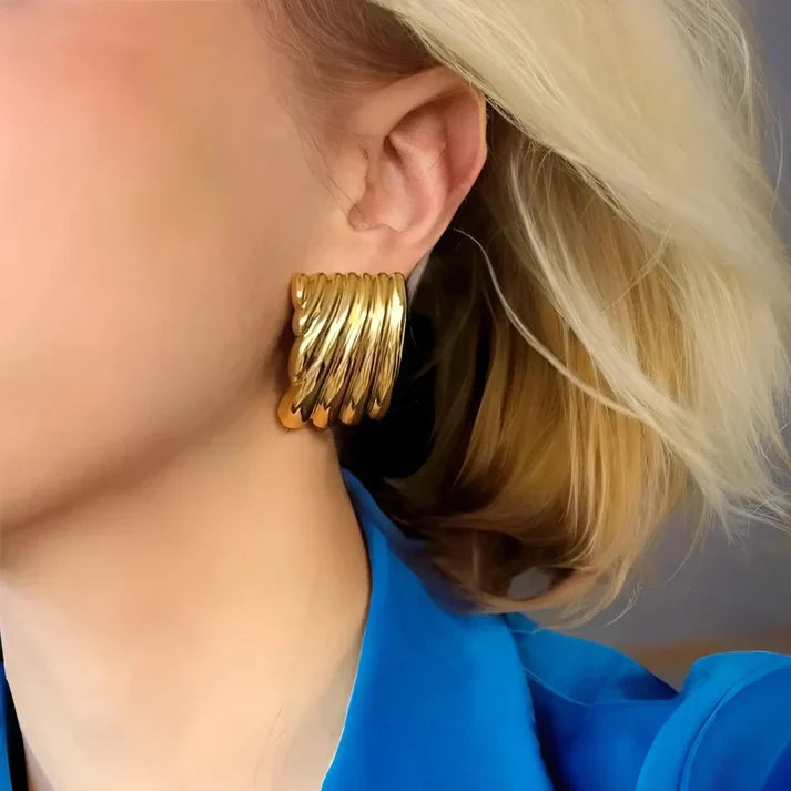 Wave Statement Earrings