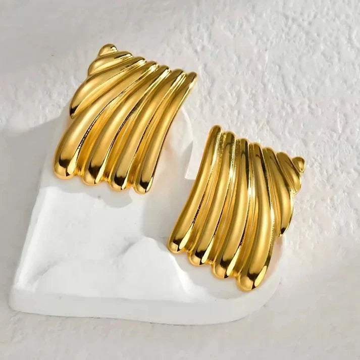 Wave Statement Earrings