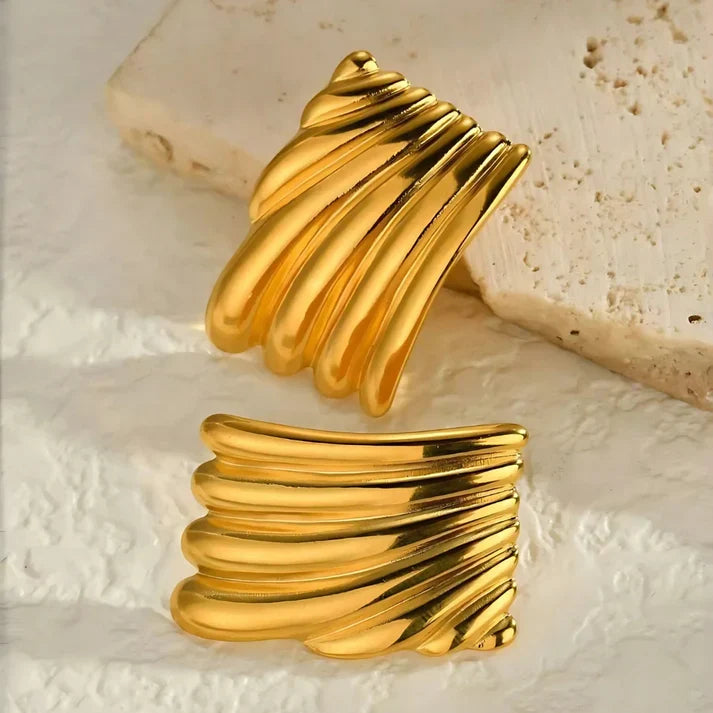 Wave Statement Earrings