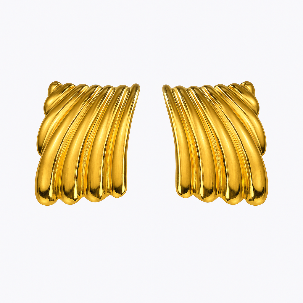 Wave Statement Earrings